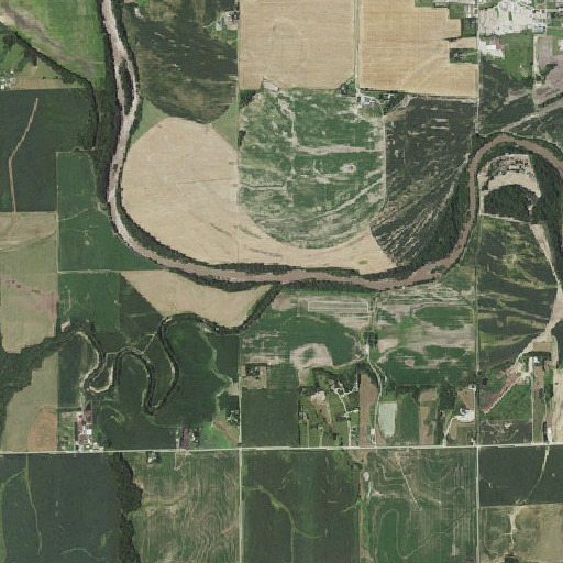 Aerial imagery of Five Creek, KS