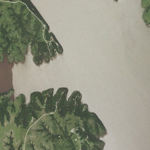 Aerial imagery of Mill Creek, KS