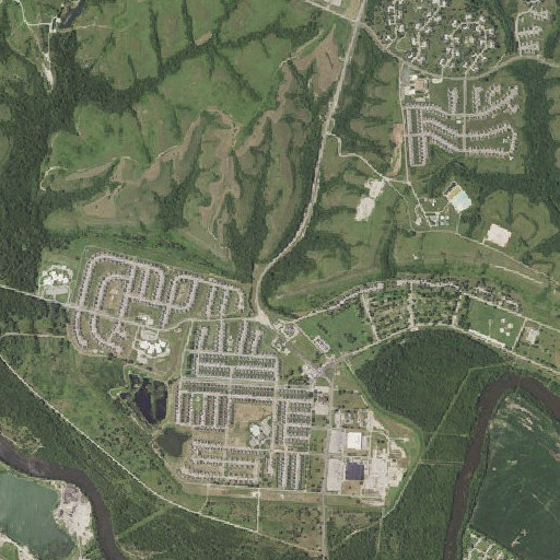 Aerial imagery of Republican Point, KS