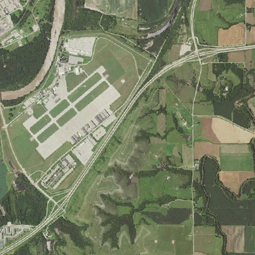 Aerial imagery of Grant Ridge, KS