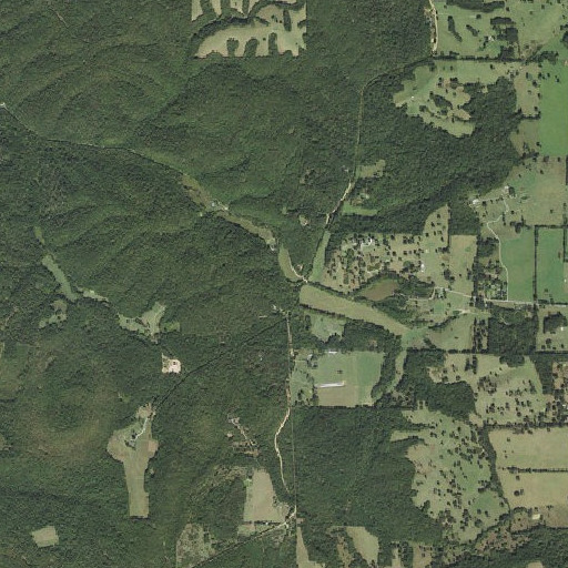 Aerial imagery of Chapel Creek, AR