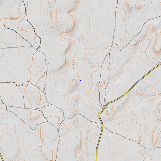 OpenTopoMap map of Adadka Spring, AZ