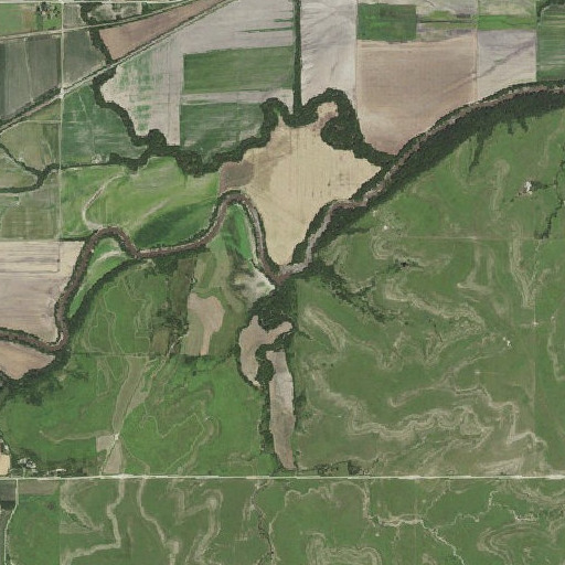 Aerial imagery of Spring Creek, KS