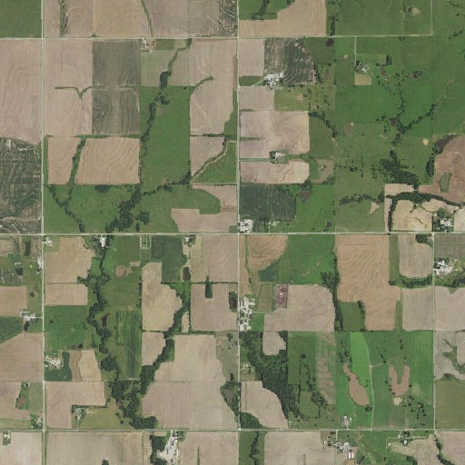 Aerial imagery of Centerview School, KS