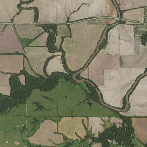 Aerial imagery of Big Creek, KS