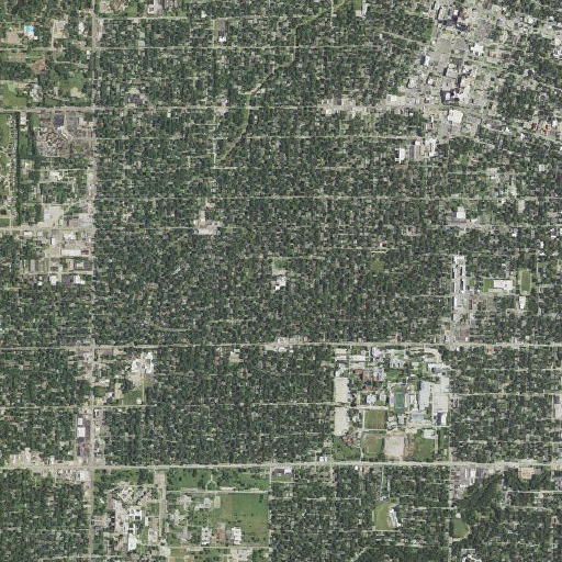 Aerial imagery of Randolph Elementary School, KS
