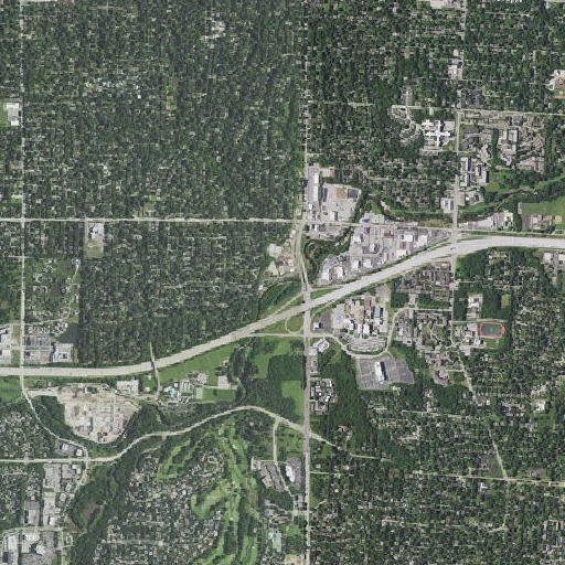 Aerial imagery of James Branch, KS