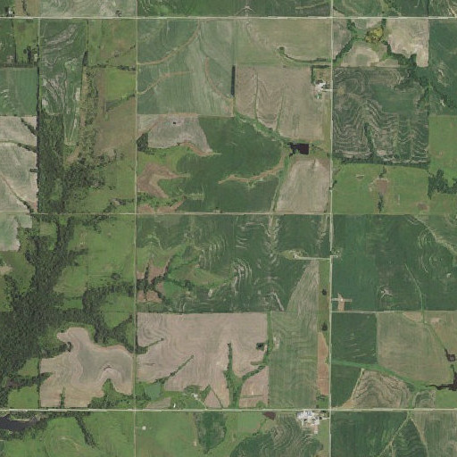 Aerial imagery of Kickapoo Reservation, KS