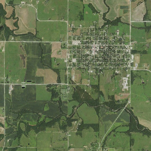 Aerial imagery of Elk County Fairgrounds, KS