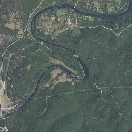 Aerial imagery of Crane Roost Bluff, AR