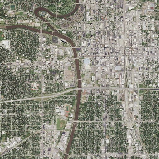 Aerial imagery of Murray Bridge, KS