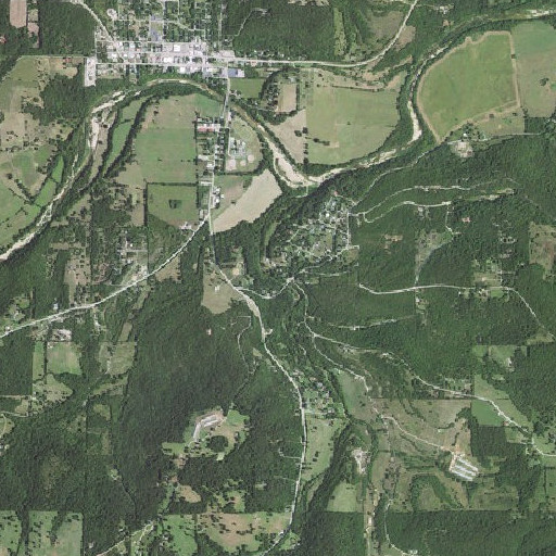 Aerial imagery of Dean Branch, AR