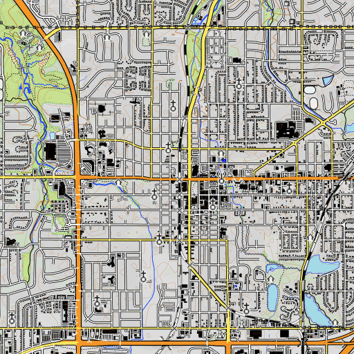 OpenTopoMap map of Johnson County, KS