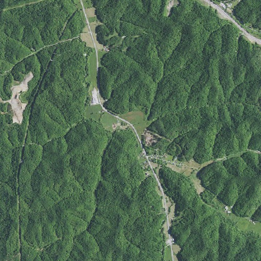 Aerial imagery of Allison Branch, KY