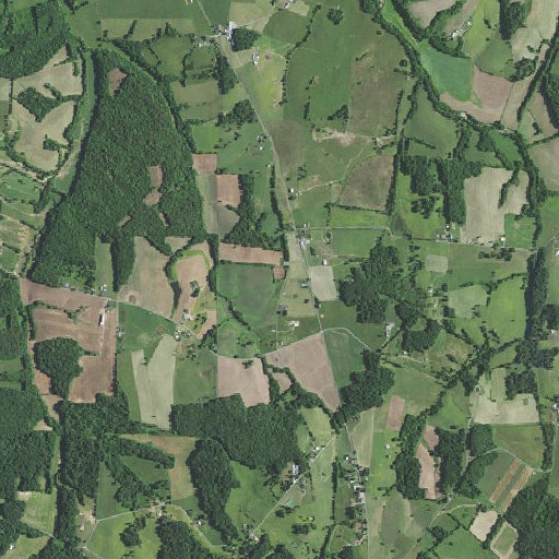 Aerial imagery of Antioch School, KY
