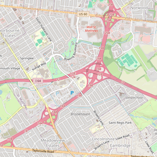 OpenStreetMap map of Aquinas Academy, KY