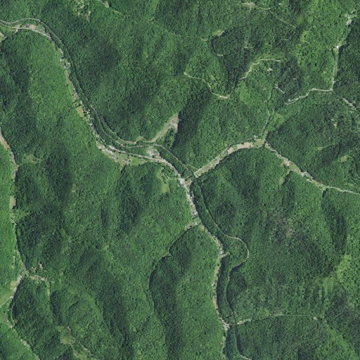 Aerial imagery of Arnold Fork, KY