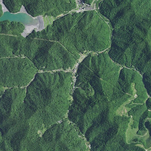 Aerial imagery of Ball Branch, KY