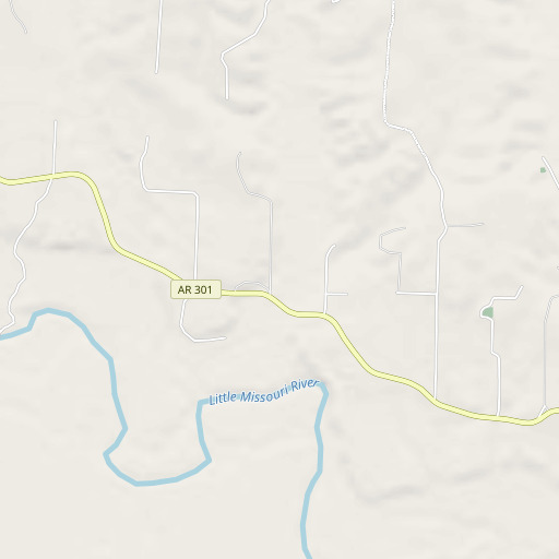 OpenStreetMap map of Dry Branch, AR