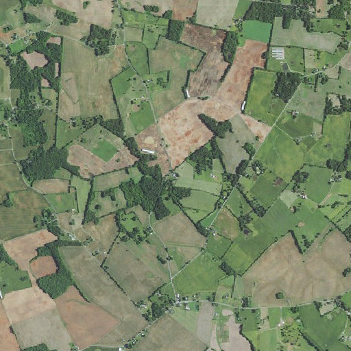 Aerial imagery of Barnes School, KY