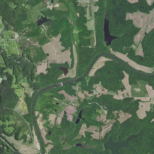 Aerial imagery of Bear Creek, KY