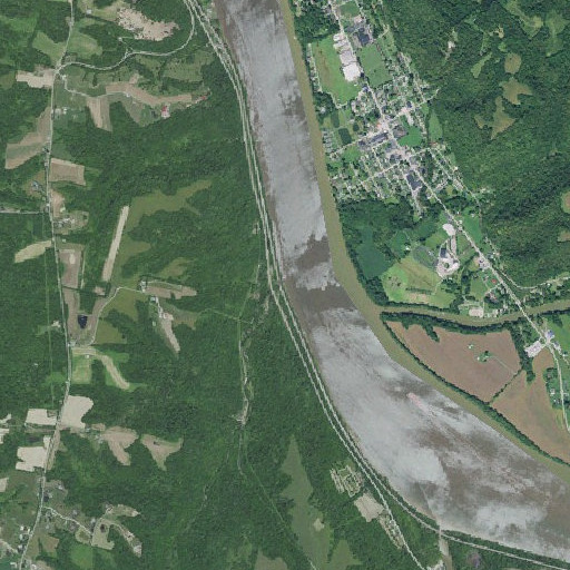 Aerial imagery of Beasley Creek, KY