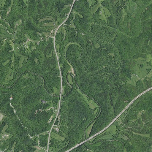 Aerial imagery of Beaver Creek, KY
