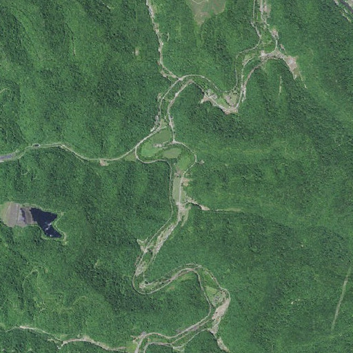 Aerial imagery of Becket Branch, KY