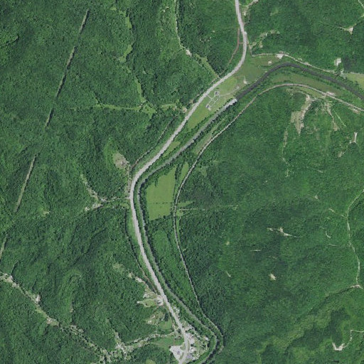 Aerial imagery of Beech Farm, KY