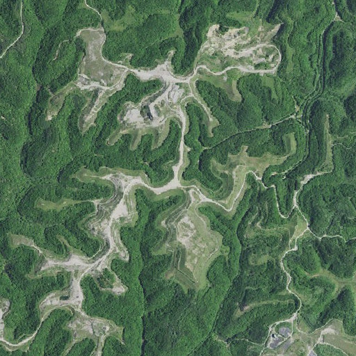 Aerial imagery of Beech Gap, KY