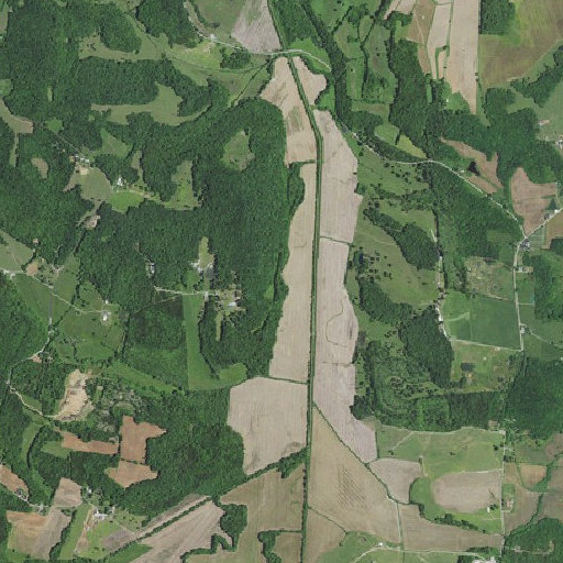 Aerial imagery of Big Branch, KY