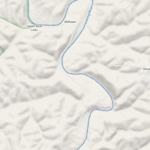 OpenStreetMap map of Big Branch, KY