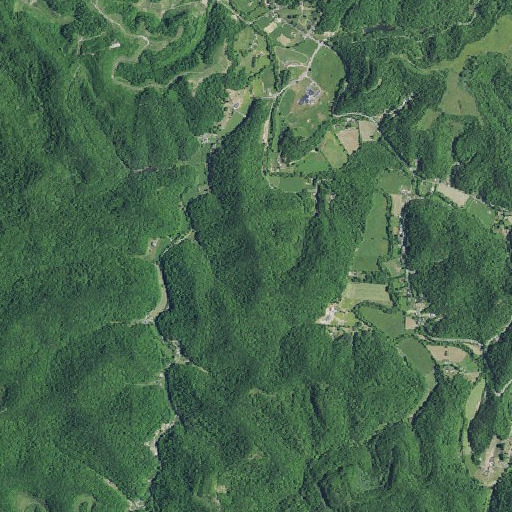 Aerial imagery of Big Half Mountain, KY