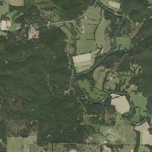 Aerial imagery of Eassis Creek, AR