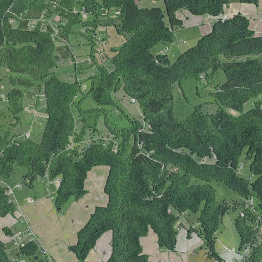Aerial imagery of Blue Fork, KY