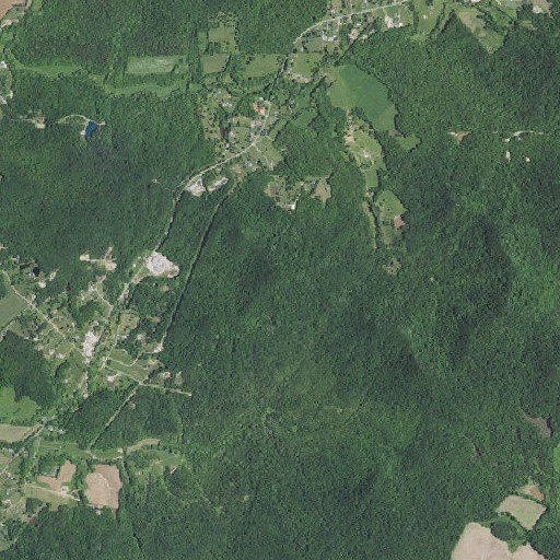 Aerial imagery of Blue Gap Knob, KY