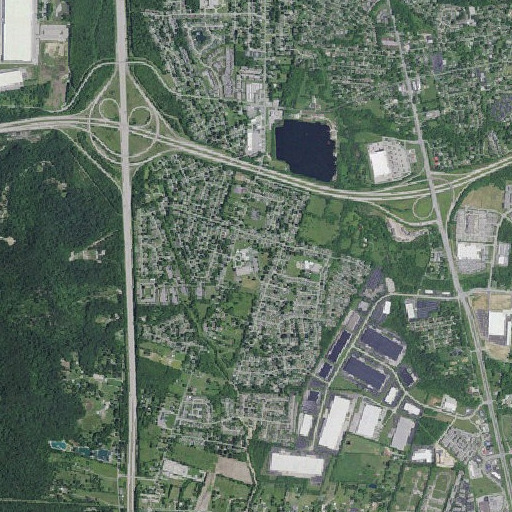 Aerial imagery of Blue Lick School, KY