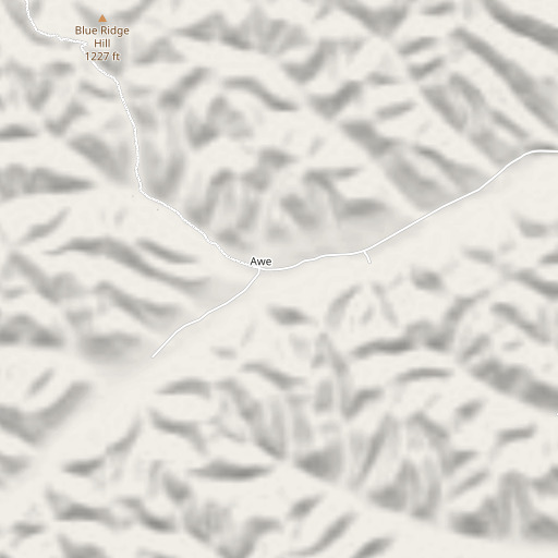 OpenStreetMap map of Blue Ridge Fork, KY