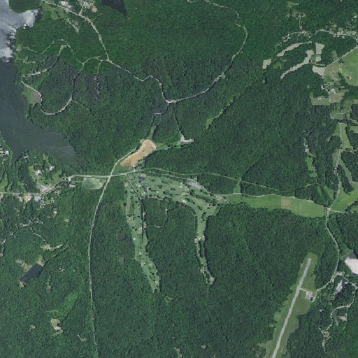 Aerial imagery of Blue Spring, KY