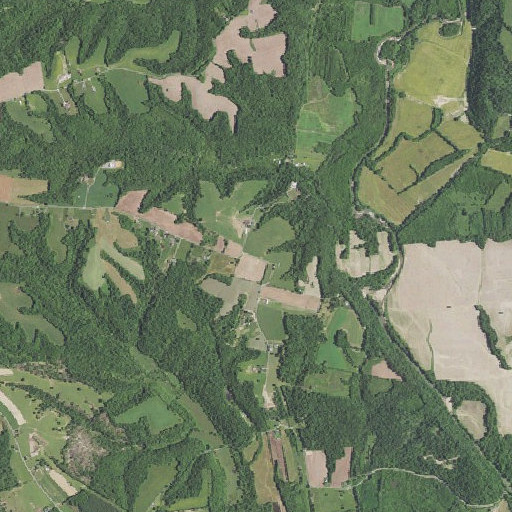 Aerial imagery of Bluster Ridge, KY