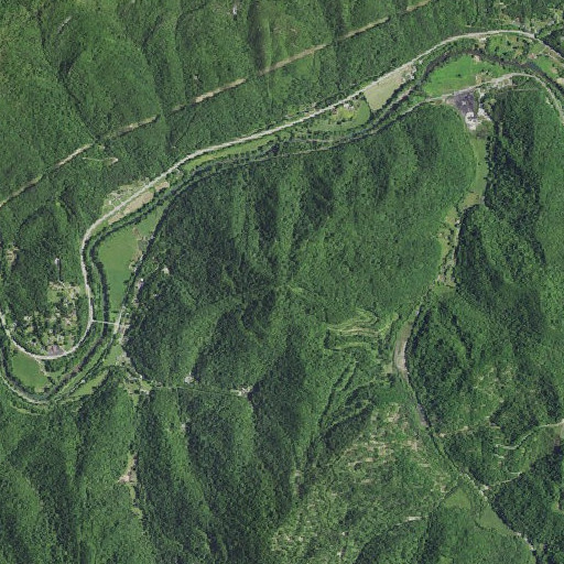 Aerial imagery of Bob Lowe Knob, KY