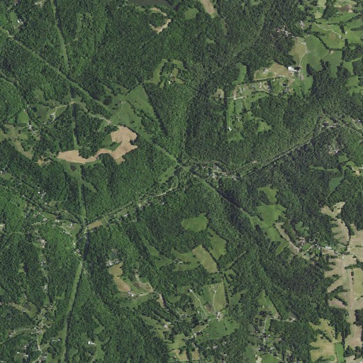 Aerial imagery of Brandywine Creek, KY