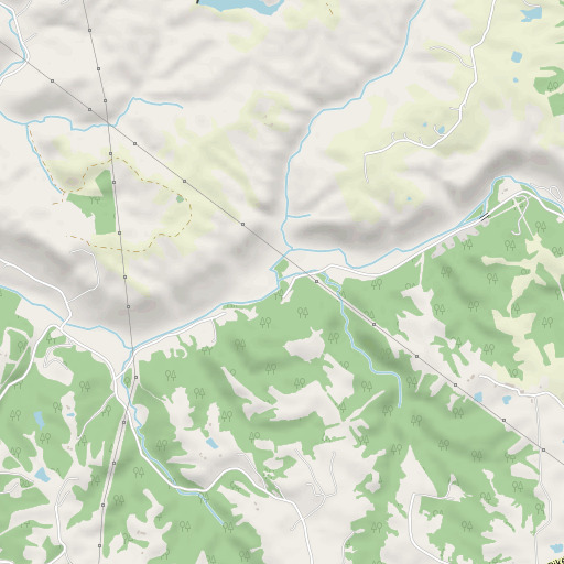 OpenStreetMap map of Brandywine Creek, KY