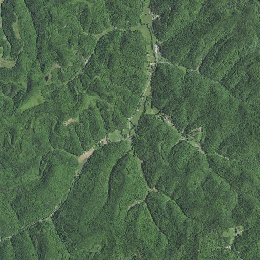 Aerial imagery of Buck Fork, KY