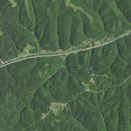 Aerial imagery of Buck Lick, KY