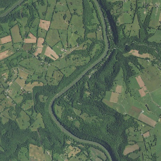 Aerial imagery of Buck Run, KY