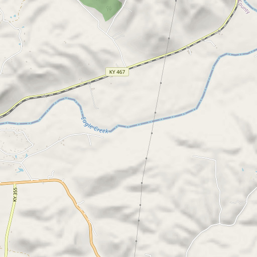 OpenStreetMap map of Buck Run, KY
