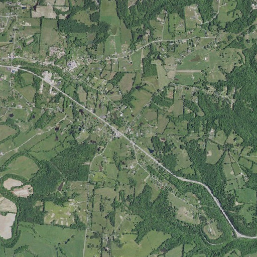 Aerial imagery of Bybee, KY