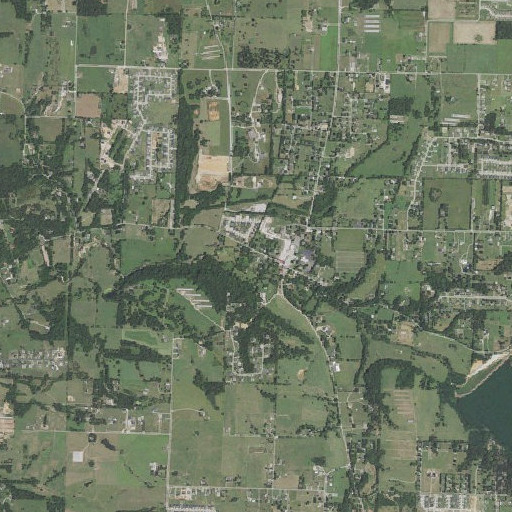 Aerial imagery of Elm Springs, AR