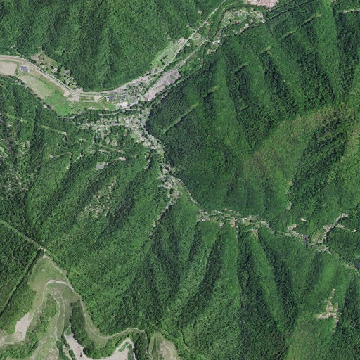 Aerial imagery of Cawood Branch, KY
